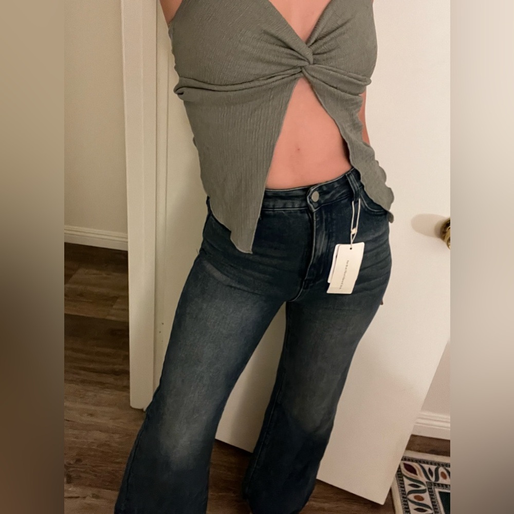Women's Dark Blue Jeans